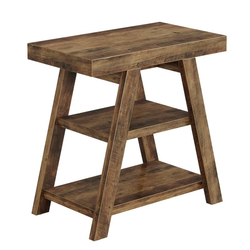 Side Table with Storage, Nightstand, Wooden End Table, Sofa/Bedside Table for Living Room, Bedroom