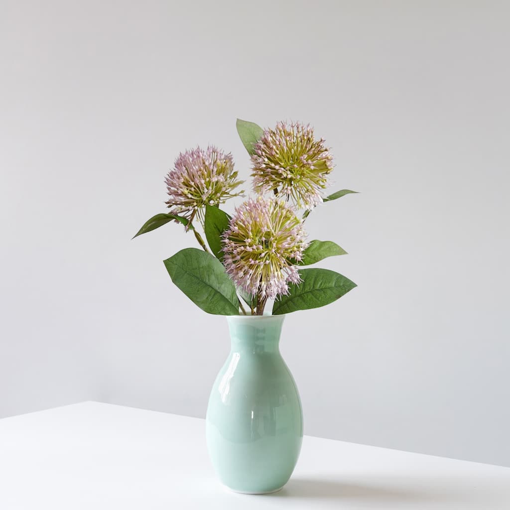 Chinese Sweet Gum Blossom Artificial Spray - 15" - Lavender Purple