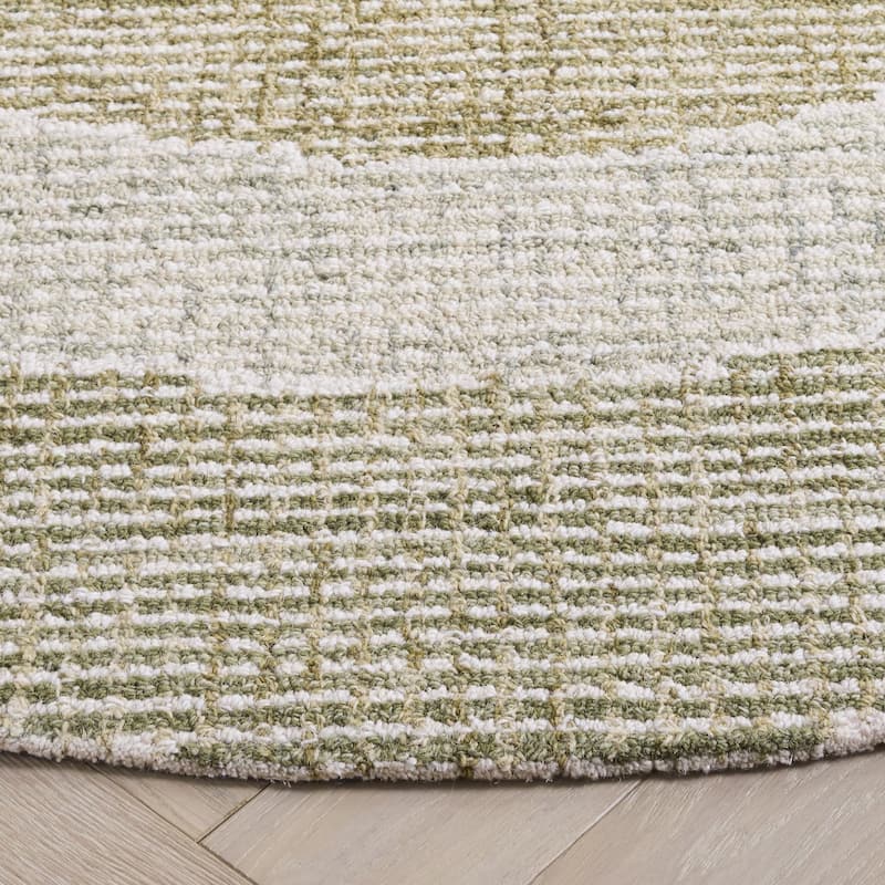 SAFAVIEH Handmade Pine Marsibil Modern Wool Rug