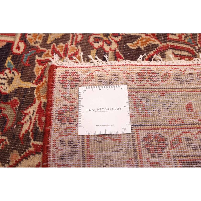 ECARPETGALLERY Hand-knotted Antalya Vintage Red Wool Rug - 9'8 x 12'4