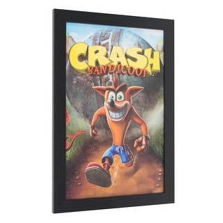 Licensed Crash Bandicoot Vintage Video Game Framed Wall Art - Bed Bath ...