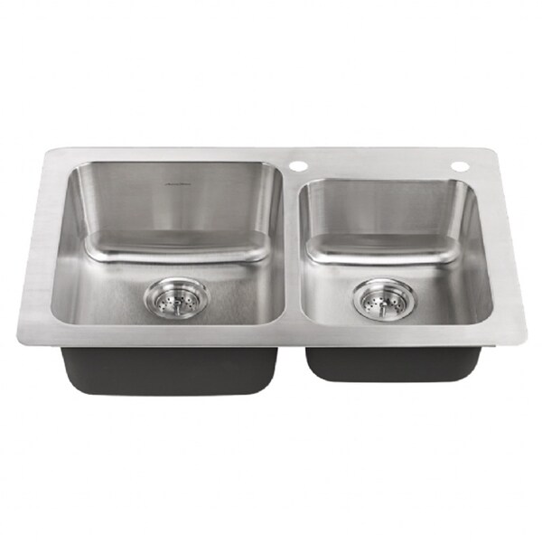 American Standard 18cr 332232c 075 Montvale Stainles Steel Kitchen Sink W Faucet