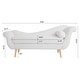 preview thumbnail 4 of 18, 70.86"W Chaise Lounge with Scroll Arm