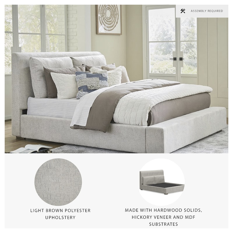 Signature Design by Ashley Cabalynn Brown King Upholstered Bed