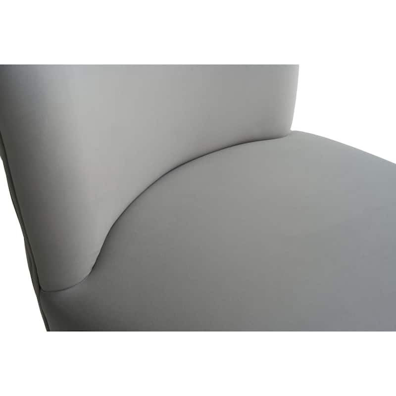 Versatile Accent Chairs Counter Height Bar Stools Set of 2 with Padded Seat, Tufted Backrest, Black Legs and Gold Footrest