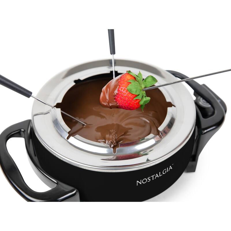 Nostalgia 12Cup Electric Fondue Pot, Black Bed Bath & Beyond 38443710