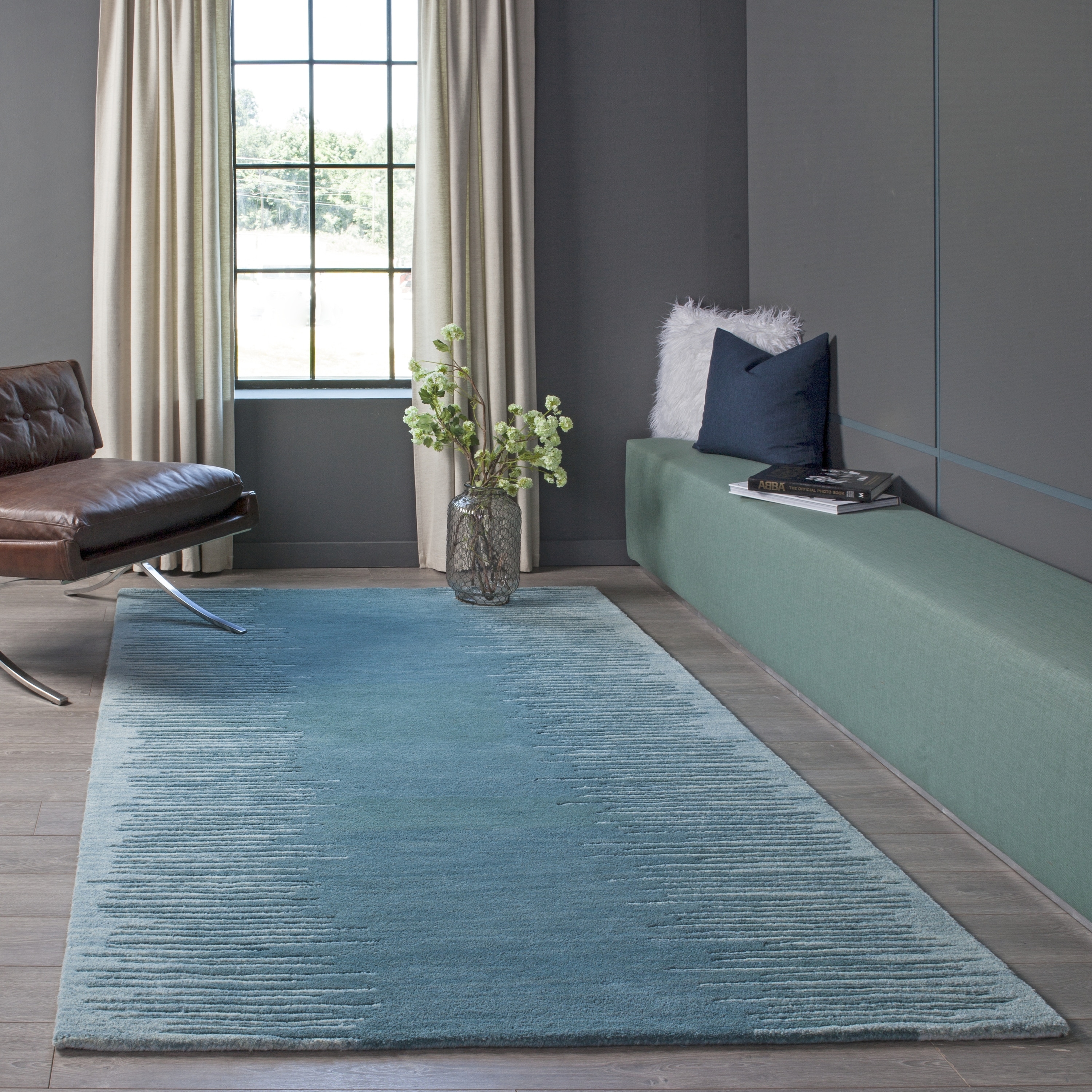 Momeni Delhi Hand-tufted Wool Striped Area Rug