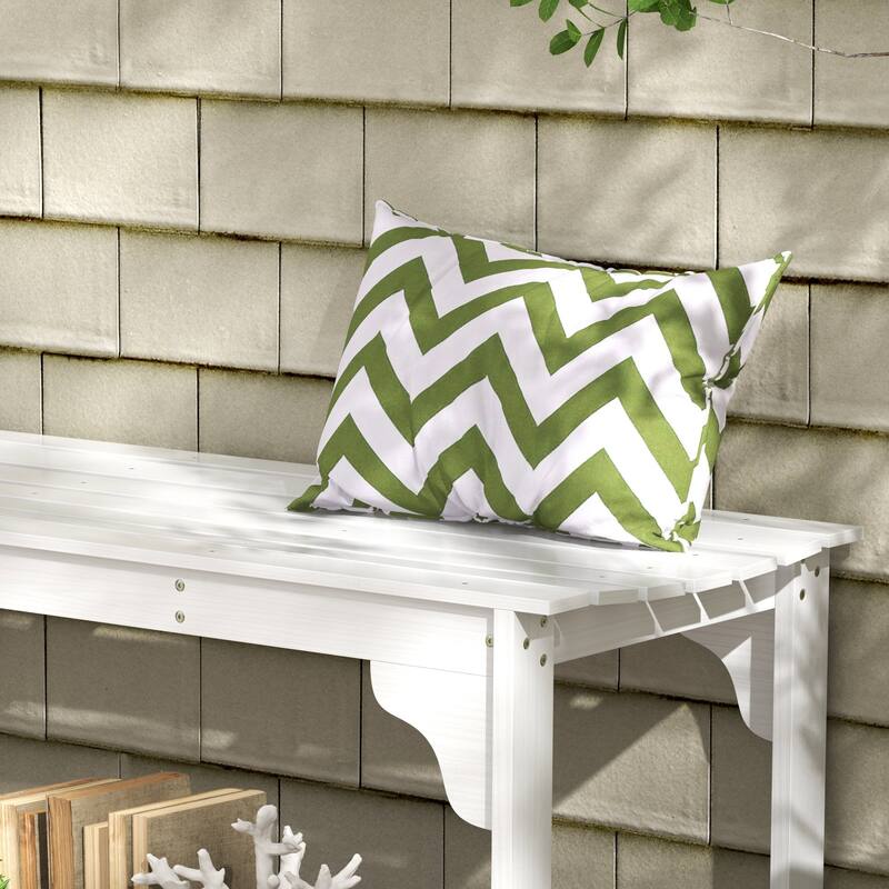 Outdoor Wooden Garden Bench with Slatted Seat,Rustic Two-seat Backless Bench