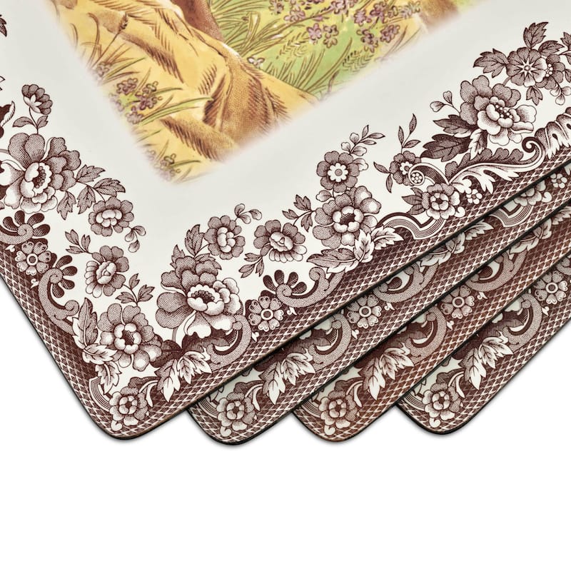 Pimpernel Set of 4 Spode Woodland Placemats - 15.7 inches x 11.7 each