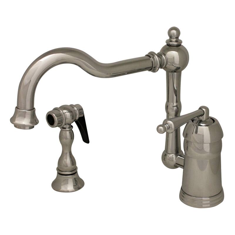 Whitehaus Collection Legacyhaus Kitchen Faucet - Chrome/Clear
