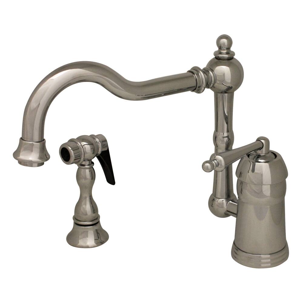Whitehaus Collection Legacyhaus Kitchen Faucet - Chrome/Clear