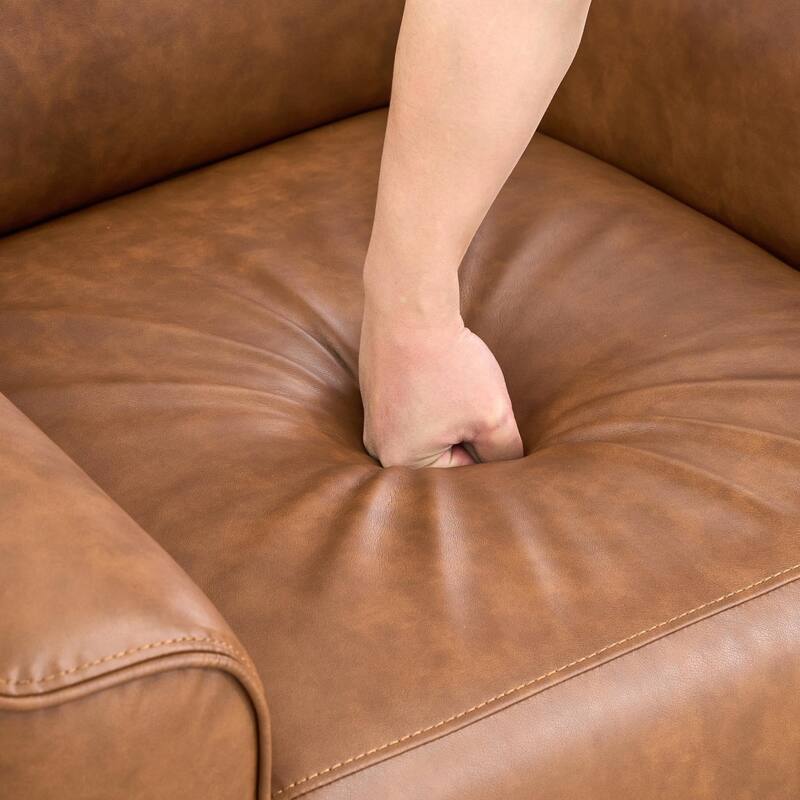 Power Recliner Chair Swivel Rocking Glider PU Leather Upholstered Glider Recliner Nursery Chair