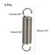1.2x10x50mm Stainless Steel Small Dual Hook Tension Spring 5pcs - 1 ...