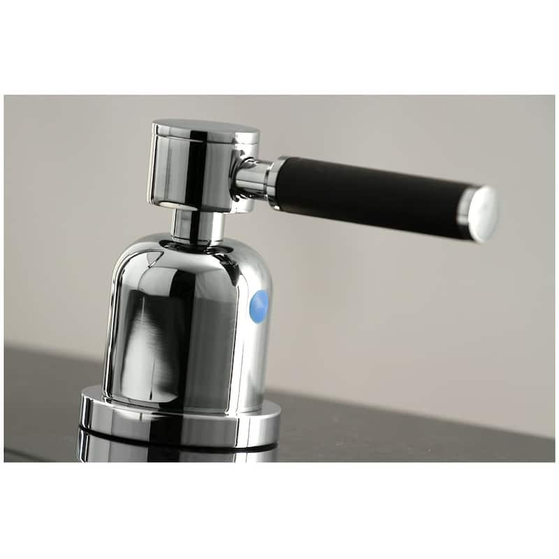 Kingston Brass Kaiser 1.2 GPM Deck Mounted Widespread Bathroom Faucet