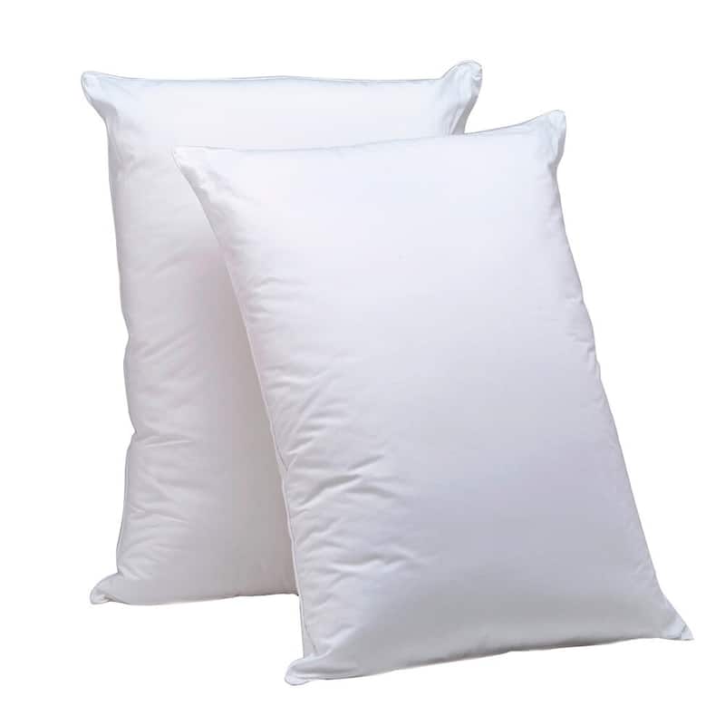 AllerEase Hot Water Washable Pillow, 2 Pack - White