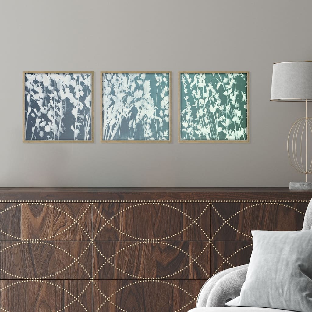 Paragon Still Floral III Framed Art - Set of 3