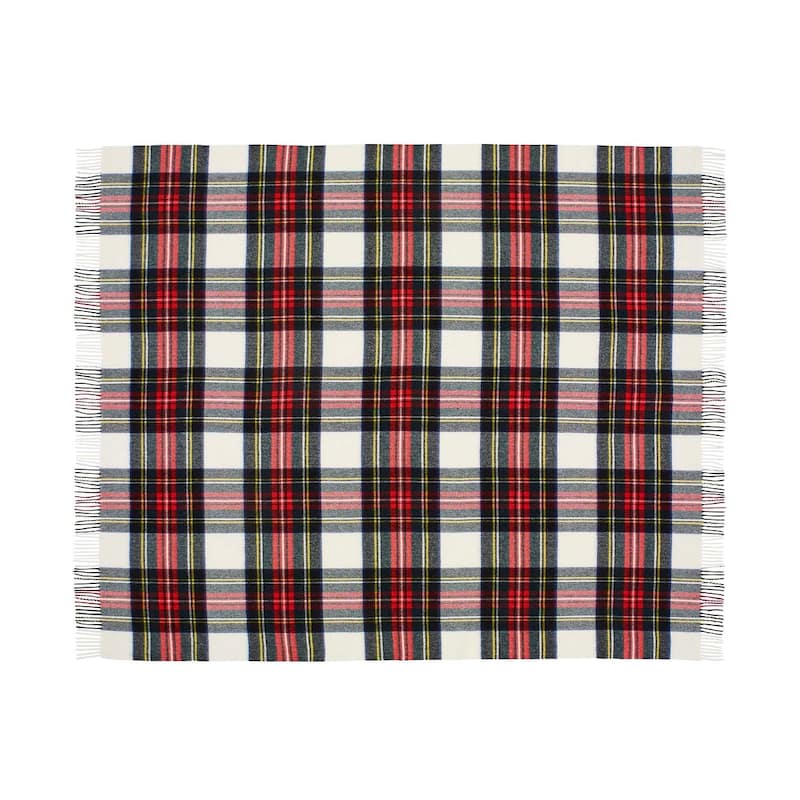 Dress Stewart - Merino Lambswool Throw Blanket - Made in UK