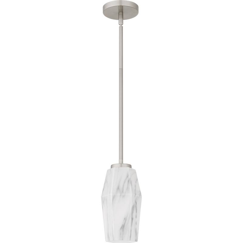 Fogel One Light Mini Pendant - Brushed Nickel
