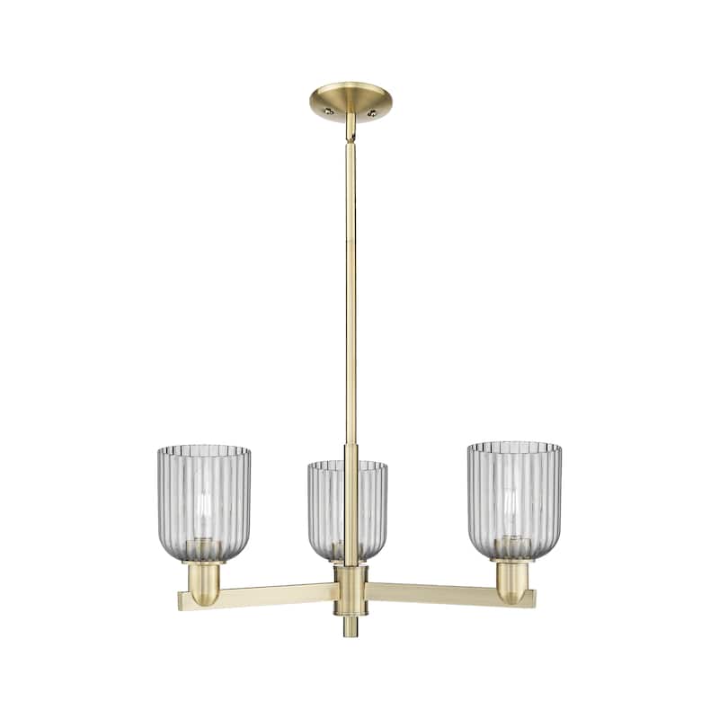 Innovations Lighting Downtown Urban - Bridal Veil - 3 Light 18" Chandelier