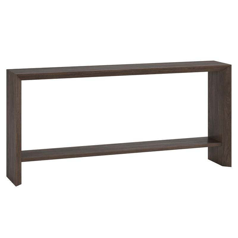 Osman 64" Wide Rectangular Console Table - Brown