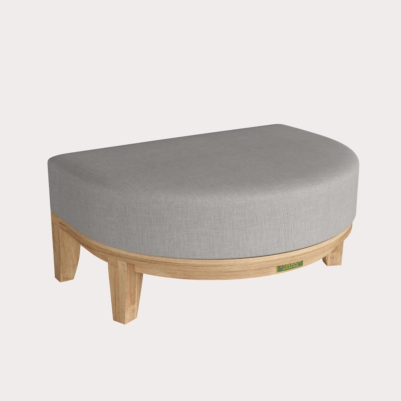 Coronado Sunbrella & Teak Outdoor Ottoman.