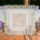 preview thumbnail 2 of 8, Adjustable Metal Wedding Backdrop Stand Arch Frame for Festival Decor