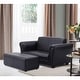 preview thumbnail 3 of 8, Costway Kids Sofa Armrest Chair Couch Lounge in Black
