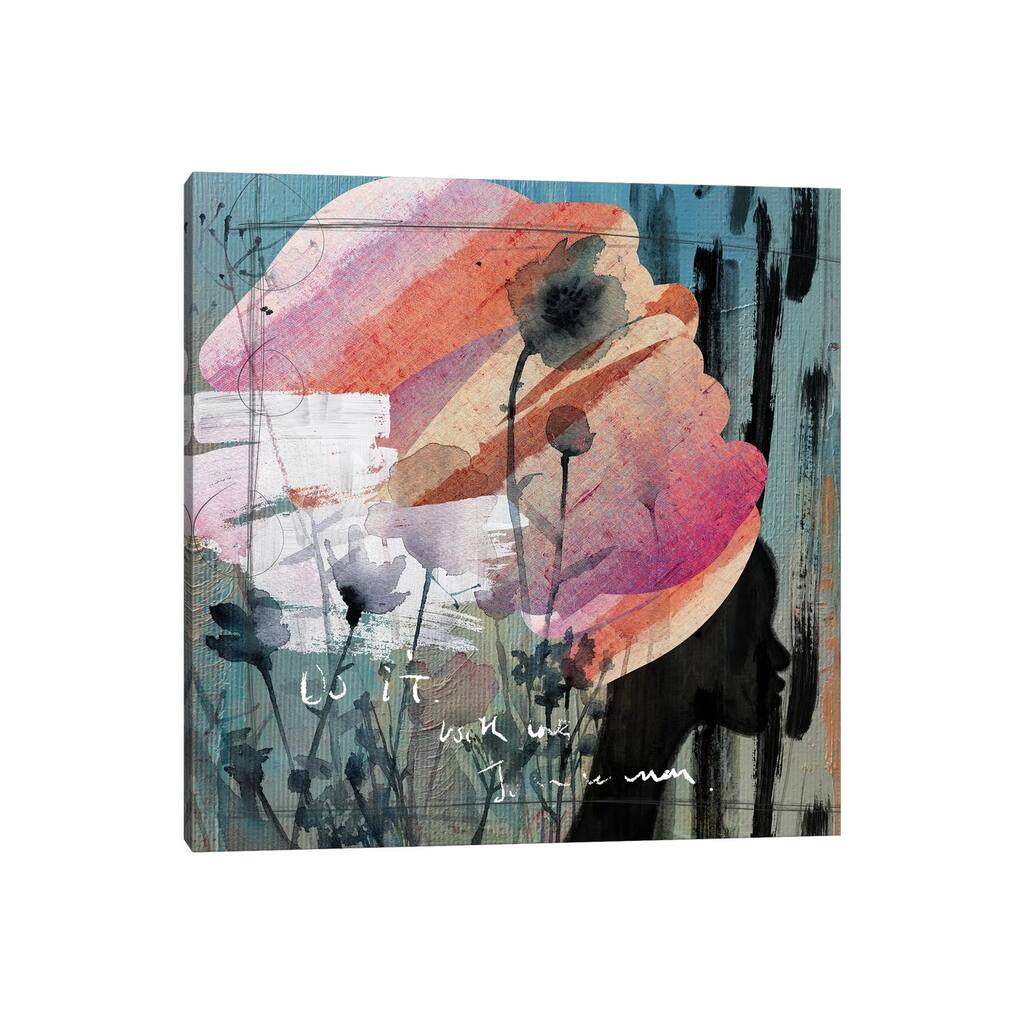 iCanvas "Turban Blue" by Nikki Chu Canvas Print