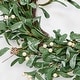 preview thumbnail 2 of 2, 21" Artificial Christmas Mistletoe Wreath with White Berries - 21