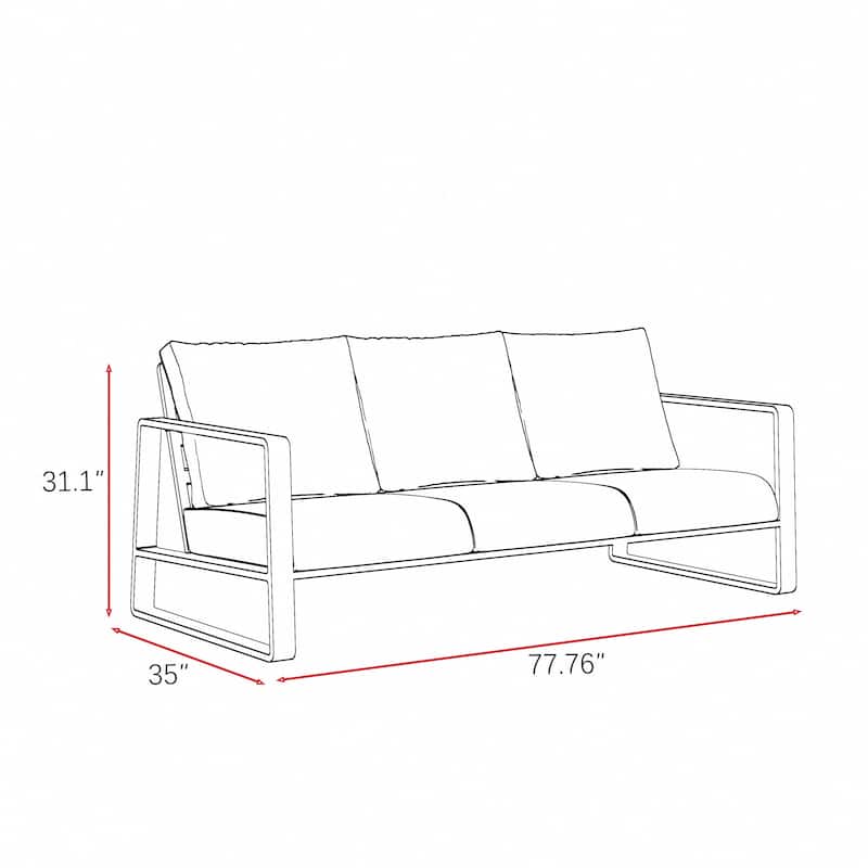 Melbourne 8-piece Fire Seating Set
