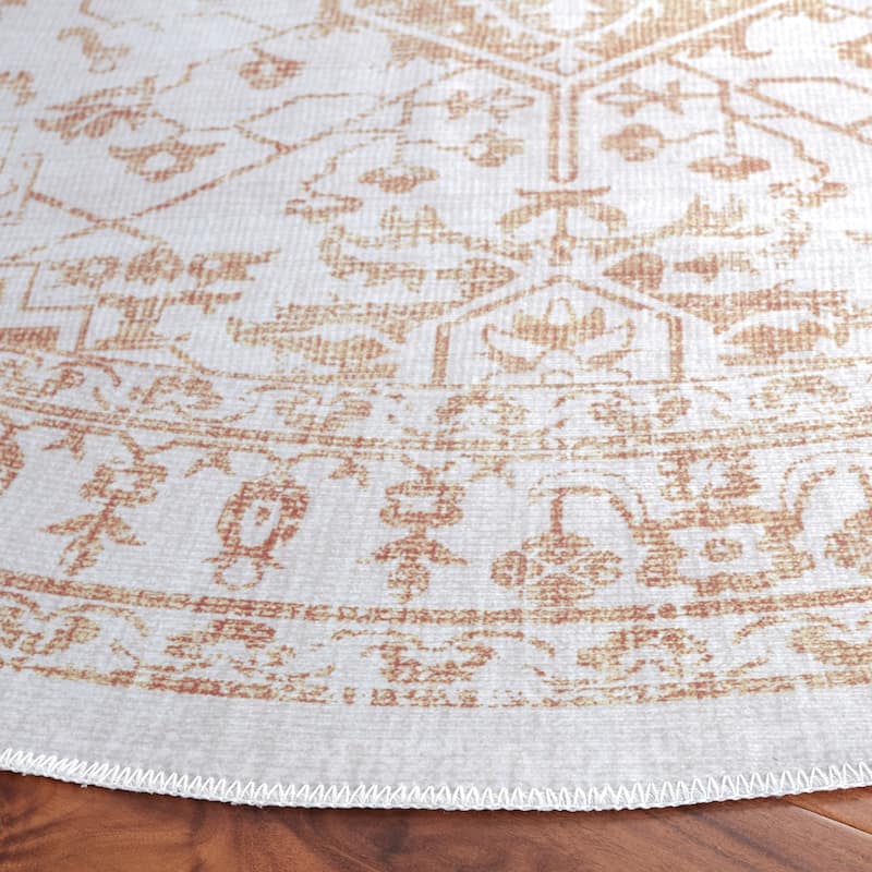 SAFAVIEH Arizona Dariya Machine Washable Slip Resistant Vintage Oriental