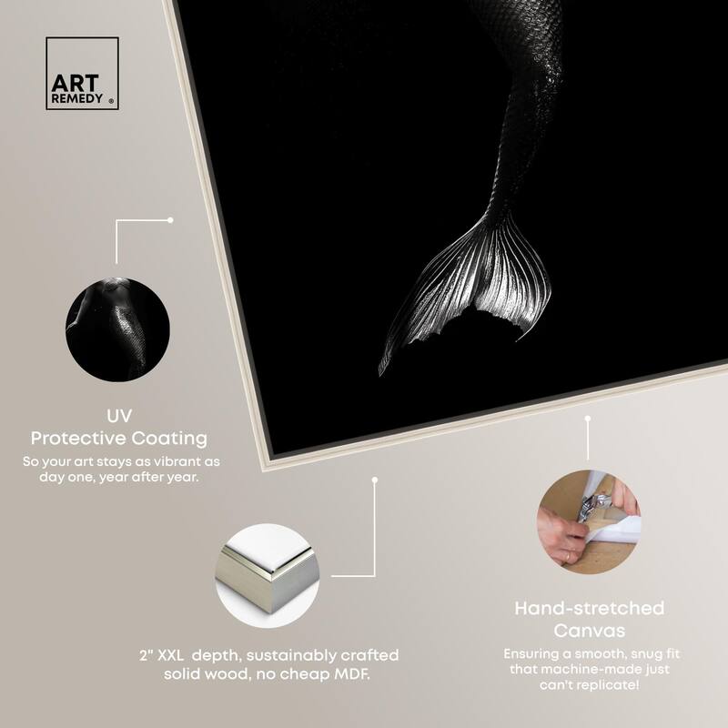 Mermaid Deep Canvas by Art Remedy