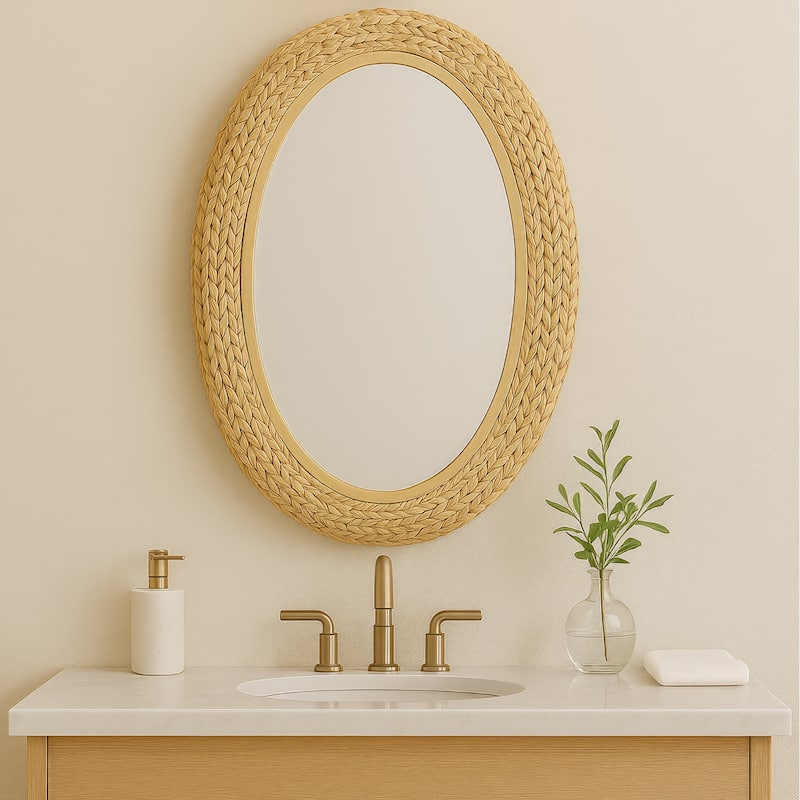 Varaluz Athena Oval Wall Mirror