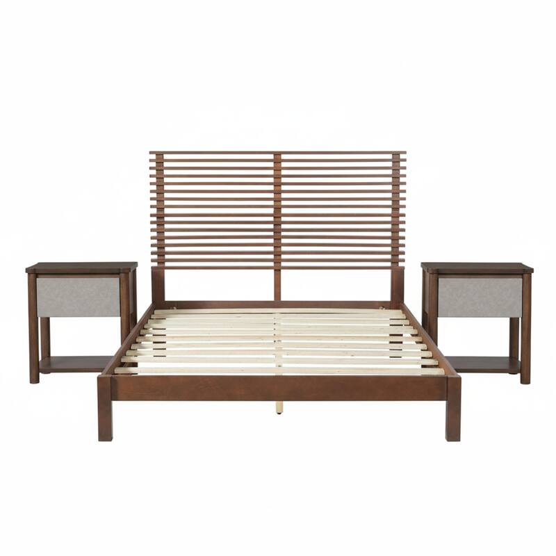 Christopher Knight Home - Arden Modern Wooden Bed Frame with Headboard