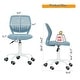 preview thumbnail 80 of 91, HomyLin Armless Swivel Kids Desk Chair with Mesh Padded Seating