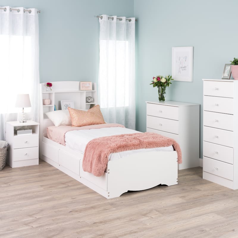 Prepac Astrid 6 Drawer Double Dresser for Bedroom, Wide Chest of Drawers, Bedroom Furniture,Traditional Furniture