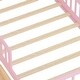 preview thumbnail 13 of 37, Twin Size Bed with Headboard Storage Rack, Two Under-Bed Drawers, Three-Side Guardrails for Safety and Security