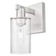 Option Brushed Satin Nickel / Clear