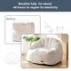 preview thumbnail 21 of 55, Giant Bean Bag Chair,Shell-Shaped Oversized Bean Bag Chair with Fille