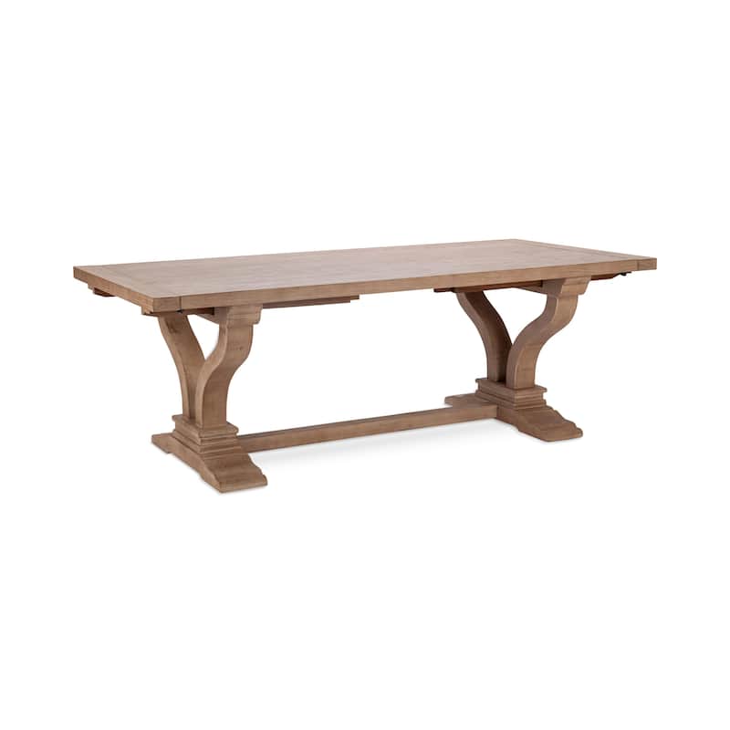 Classic Home Alexander 110" Extendable Reclaimed Pine Dining Table