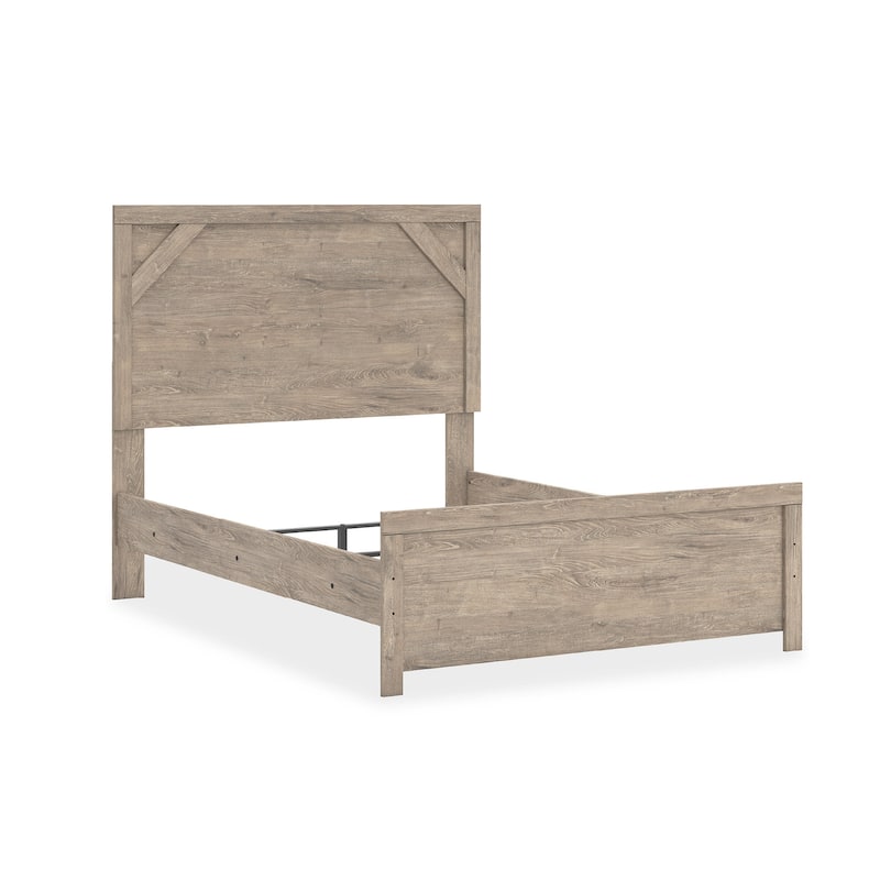 Senniberg Light Brown Panel Bed