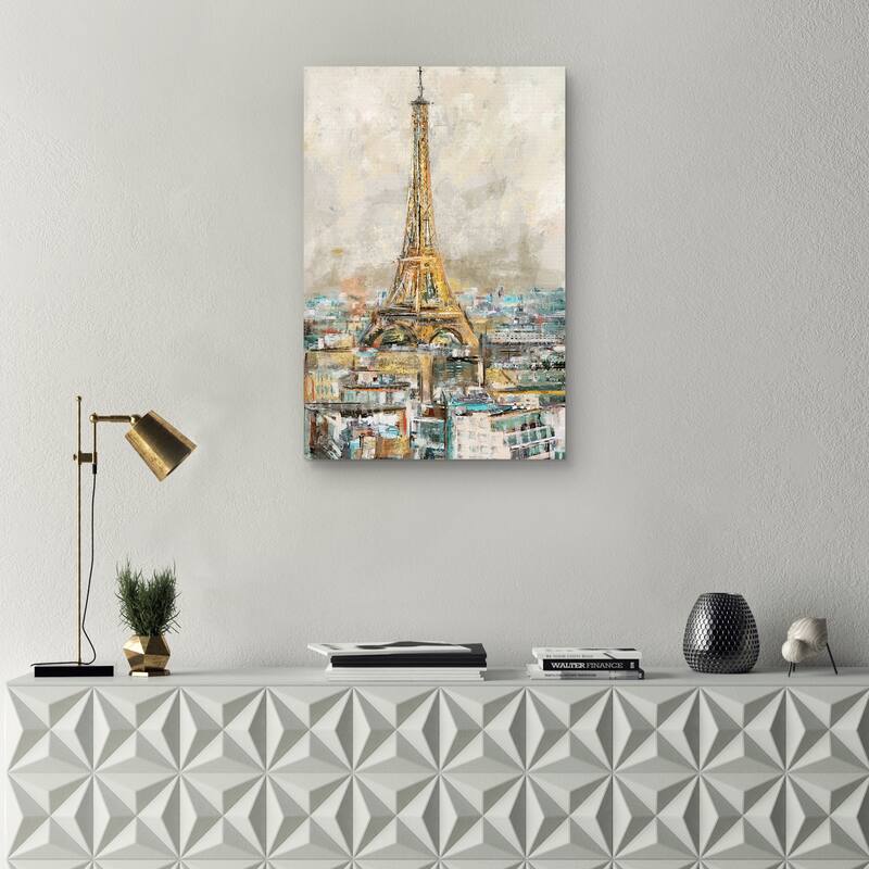 When in Paris by Studio Arts Canvas Art Print