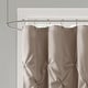 preview thumbnail 13 of 13, Madison Park Laurel Tufted Semi-Sheer Shower Curtain