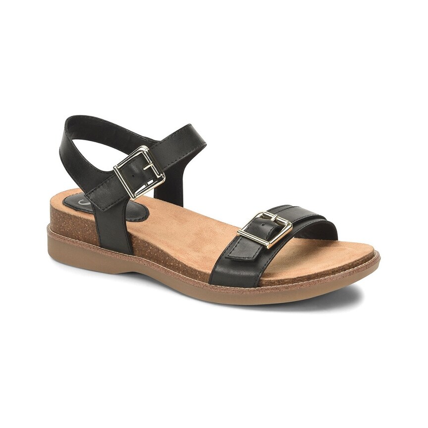 sofft black sandals