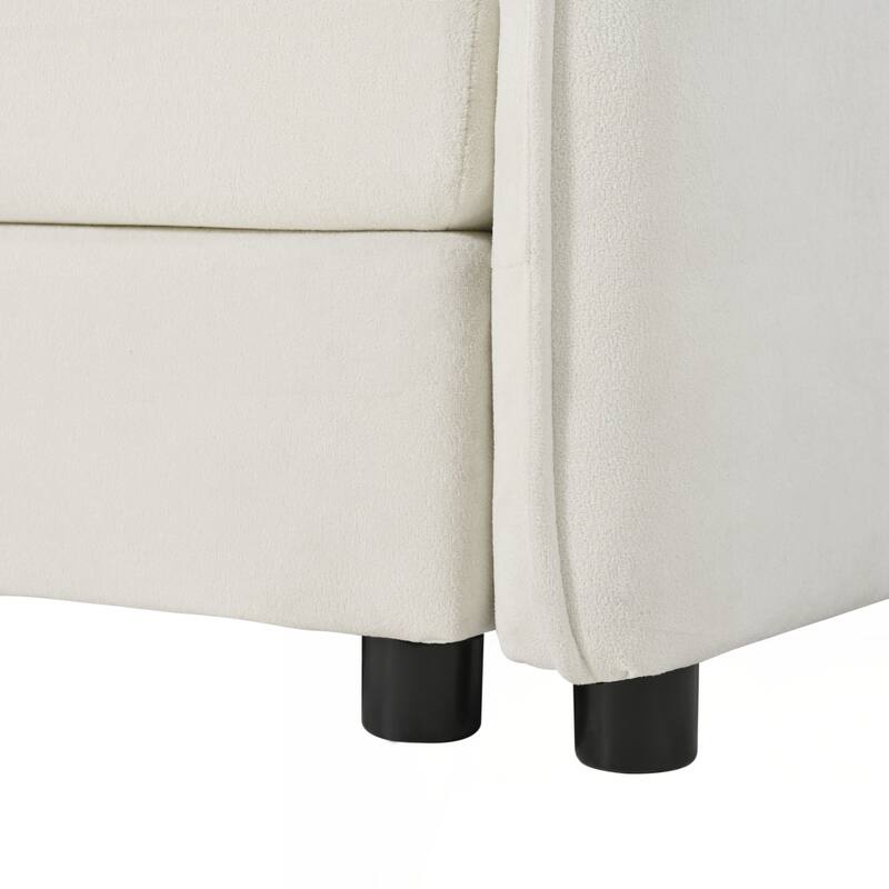 Chair with Movable Ottoman for Living Room or Bedroom