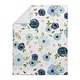 preview thumbnail 3 of 4, Sweet Jojo Designs Navy Blue and Pink Watercolor Floral Girl 4pc Nursery Crib Bedding Set - Blush Green White Shabby Chic Flower