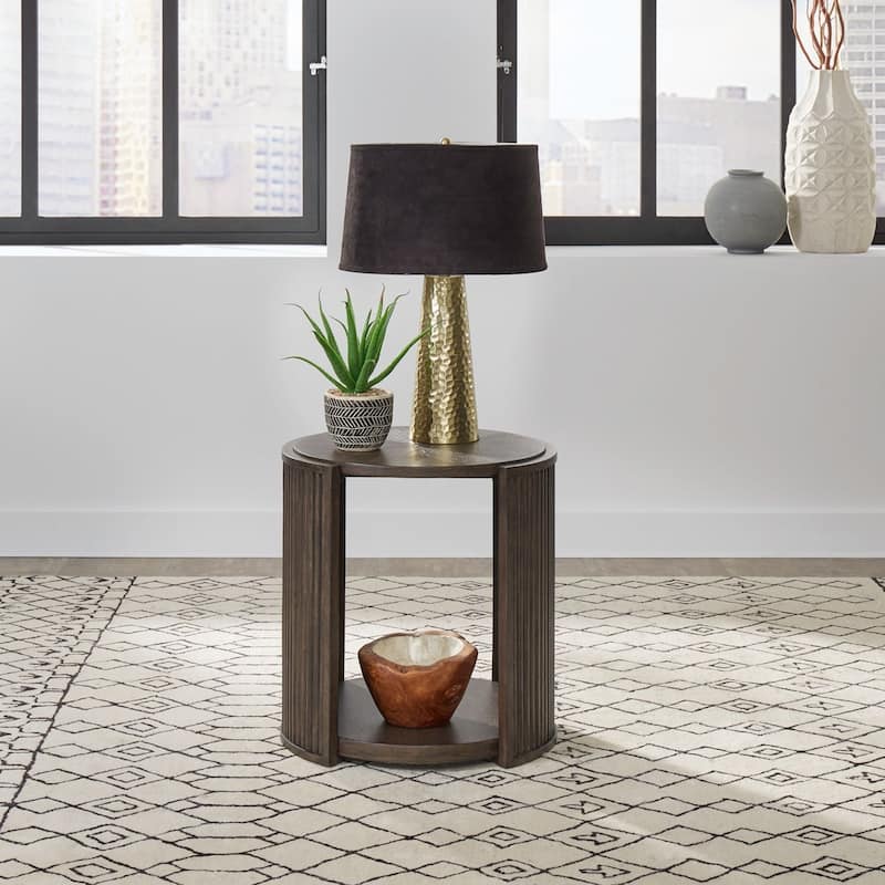 Liberty Furniture City View Accent Table Coffee Bean Brown- Various Sizes - Width 23" x Depth 21" x Height 24"