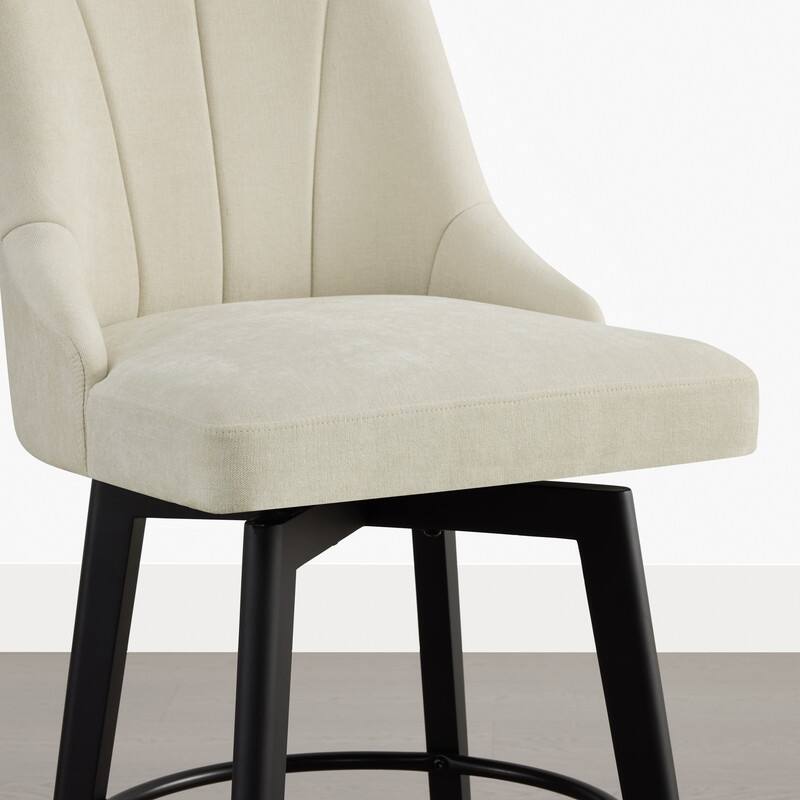 Spruce & Spring Modern Swivel Counter Height Bar Stool