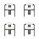 preview thumbnail 29 of 34, Jazmin Mid-Century Modern Upholstered Barrel Dining Chairs - Set of 2/4/6