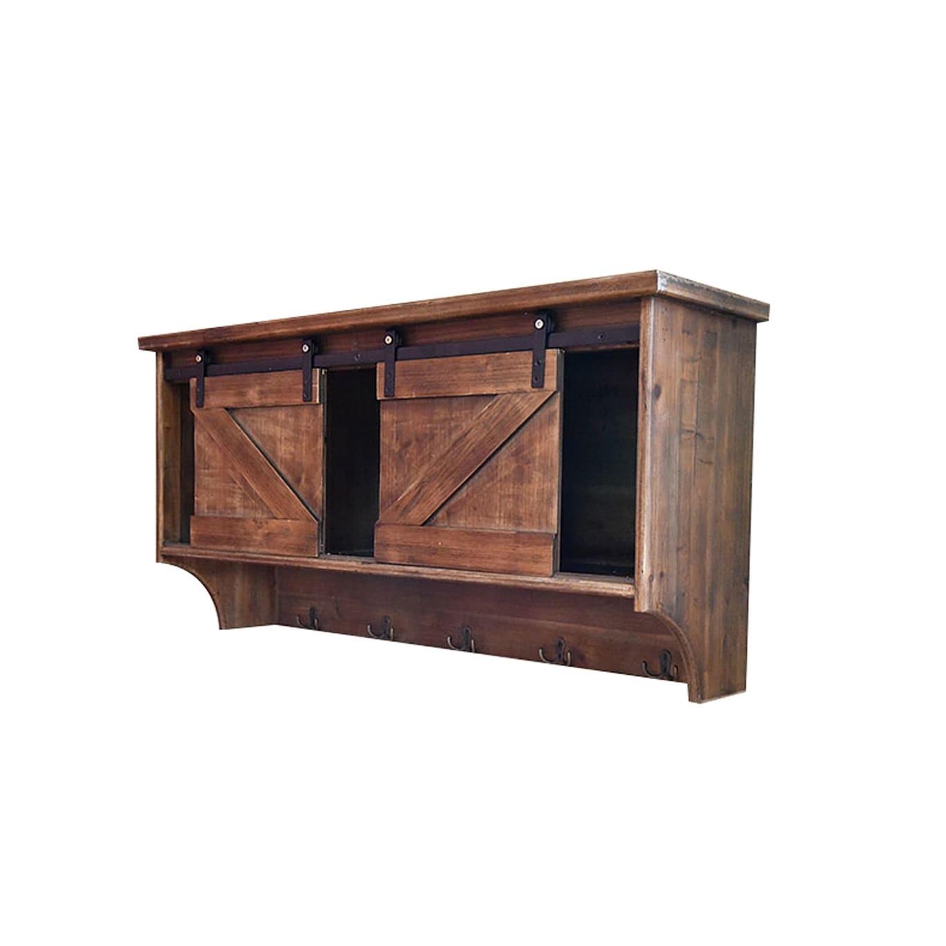 Barn door coat best sale rack